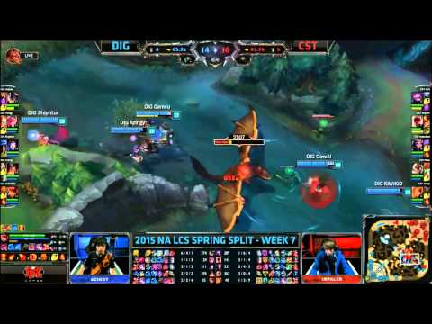 Azingy losing everything  2015 NA LCS Spring