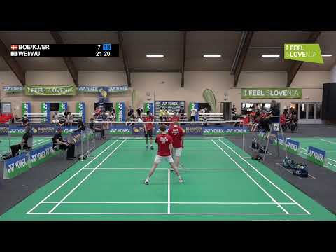 Match Point - Boe / Kjær vs Wei / Wu - MD, SF - Slovenia Open 2022