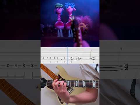 Poppy's Guitar Solo - Trolls World Tour Movie | Guitar Cover With Tabs