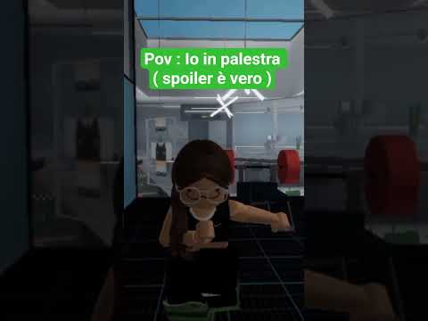 🏋‍♀️🎧POV : IO VS GLI ALTRI IN PALESTRA🎧🏋‍♀️ *IRONIA* CREDITI : @mayodave33 #roblox #perte #ironia