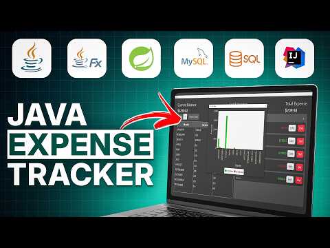 Build a Full Stack Expense Tracker in Java: Spring Boot, JavaFX, SQL
