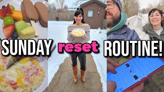 SUNDAY RESET | Weight Loss Meal Prep, Calorie Tracking, Cardio, Preparing for the Work Week