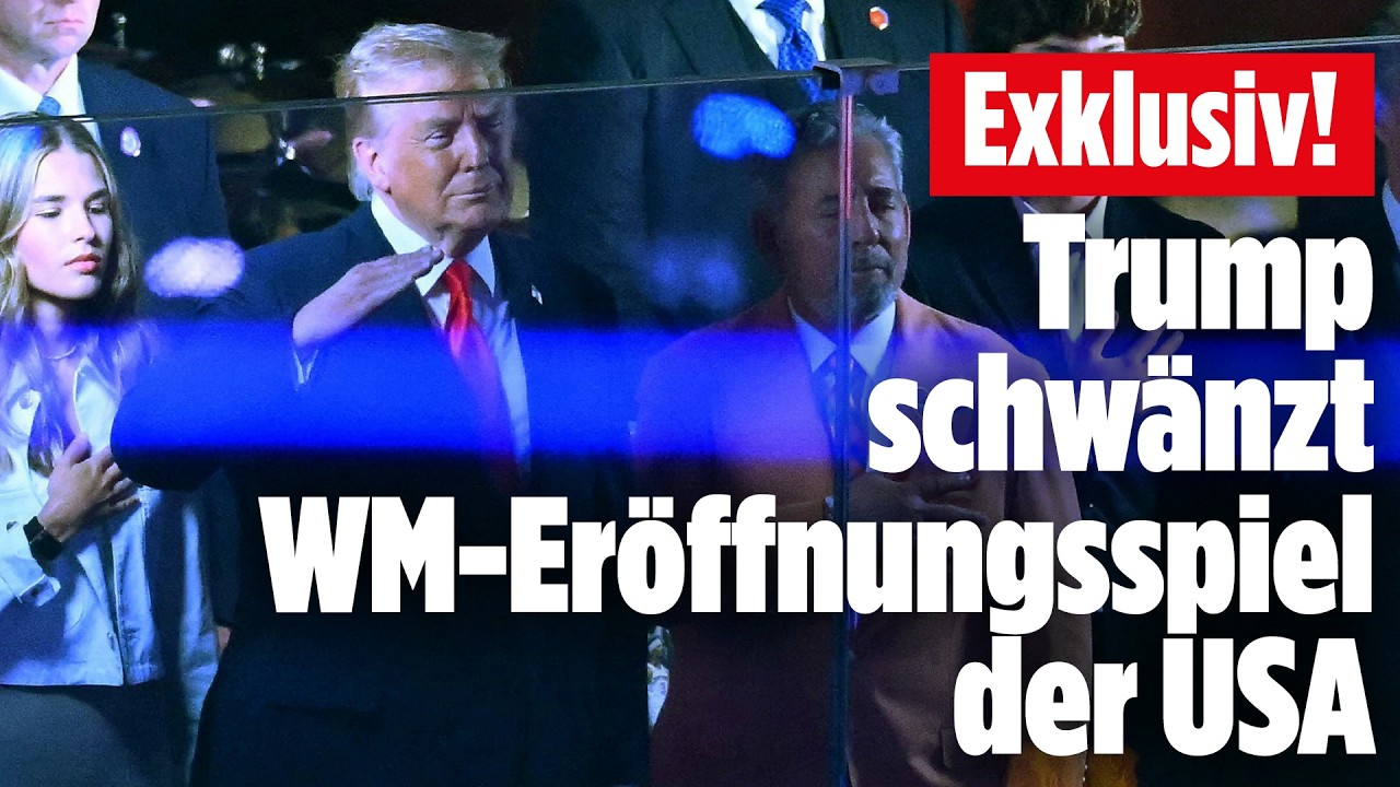 BLAMAGE FÜR TRUMP – US-Präsident fehlt beim Eröffnungsspiel der WM
