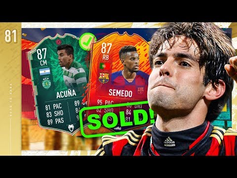 UNLOCKING SHAPESHIFTER ACUNA & SELLING HEADLINER SEMEDO!! - FIFA 20 KAKA ROAD TO GLORY #81