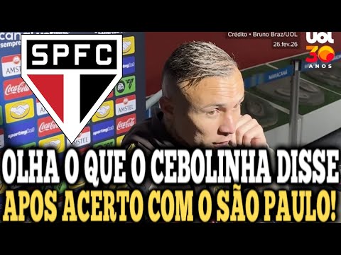 URGENTE🚨 CEBOLINHA CHEGANDO NO SÃO PAULO! CONFIRMADO AGORA! NOTÍCIAS DO SÃO PAULO HOJE 