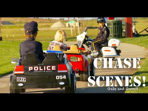 Sidewalk Cops Action Police Chase Scenes Compilation!