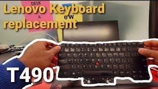 Thinkpad T490 - T495 - T480s Keyboard replacement Lenovo Laptop