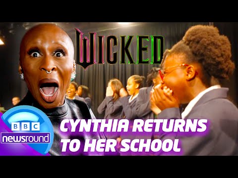 Cynthia Erivo's School SURPRISE with Greg James! | Wicked | Newsround | News For Kids