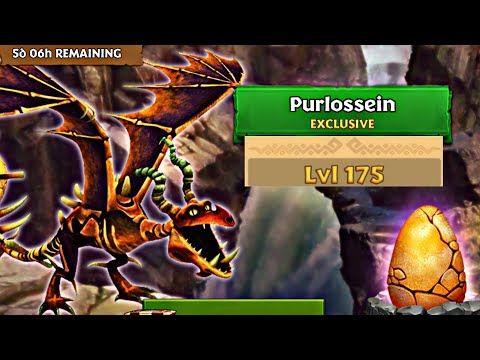 PURLOSSEIN MAX LEVEL 175 TITAN MODE - Exclusive Boneknapper - Dragons: Rise of Berk