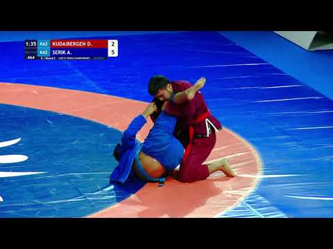Round 2 Men's GP Gi - 76 kg: D. KUDAIBERGEN (KAZ) v. A. SERIK (KAZ)