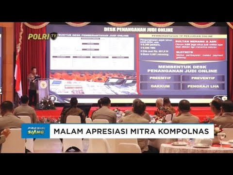 MALAM APRESIASI MITRA KOMPOLNAS &amp; PISAH SAMBUT KOMISIONER KOMPOLNAS