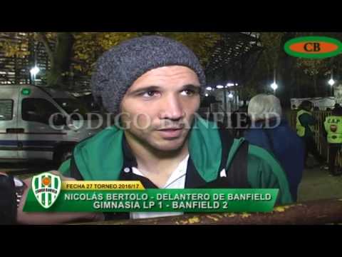 NICOLÁS BERTOLO GIMNASIA LP 1 BANFIELD 2 FECHA 27 04 06 2017