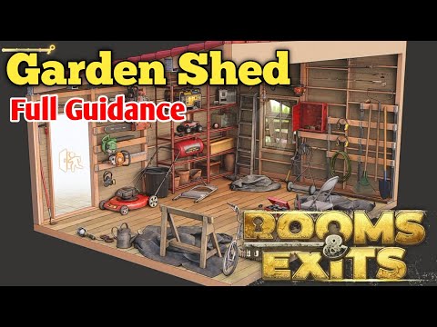 Rooms and Exits Level 19 Garden Shed Chapter 3 Walkthrough ( Murder Dressed In White )
