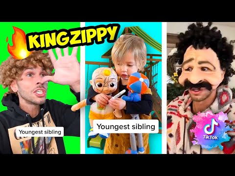 🔥1 HOUR🔥King Zippy -New living with siblings compilation TikTok Videos 2023