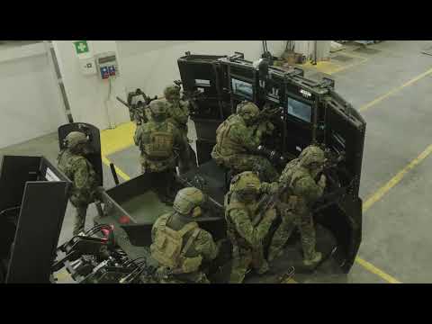 DOK-ING unveils the multi-purpose anti-terrorist robotic vehicle MV-3 Hystrix