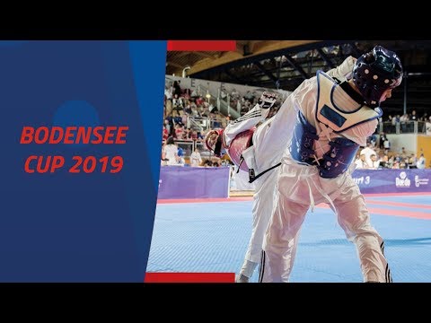 Bodensee Cup 2019 Taekwondo Match 204 Carlos Kostic AUT vs  Adrian Schlegel GER