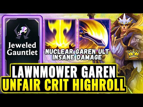 Easiest Champion: 60% Max HP Execute Jeweled Gauntlet Garen | League Arena Gameplay