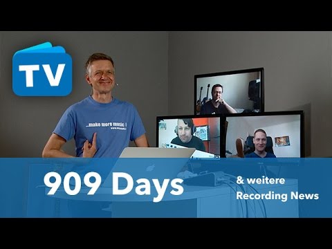 Roland 909 Days & weitere Recording News (Video-Podcast)