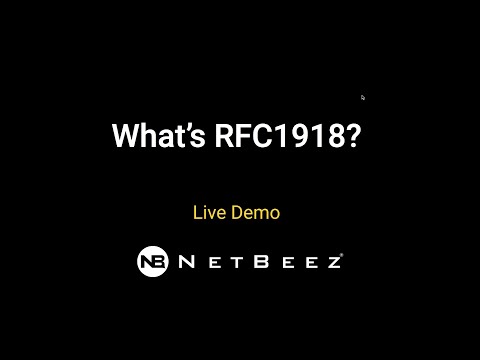 What is RFC1918?