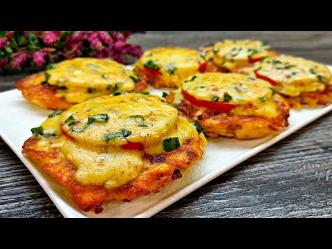 Ich habe noch nie so leckere Kartoffelpuffer gegessen! Einfaches Eierrezept zum Frühstück