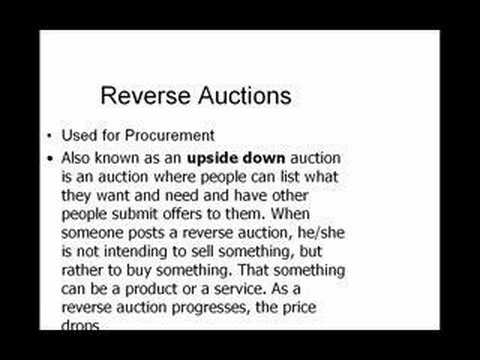 Electronic Auctions