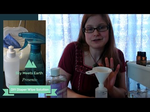 DIY Diaper Wipe Solution