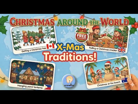 Christmas Around the World 🌍🎄 | X-mas Traditions for Kids!