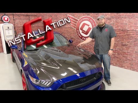 2015-2017 Mustang V6/EcoBoost/GT Anderson Composites Hood Heat Extractor Carbon Fiber Installation