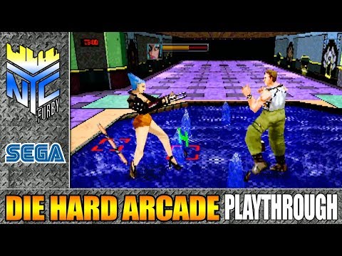[ Die Hard Arcade SEGA ] Play through with Sabin (4k/60fps)