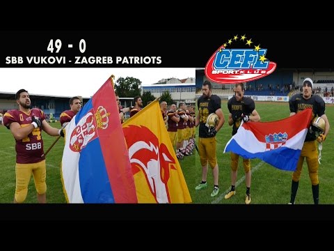 Sbb Vukovi - Zagreb Patriots 49-0 CEFL 2016
