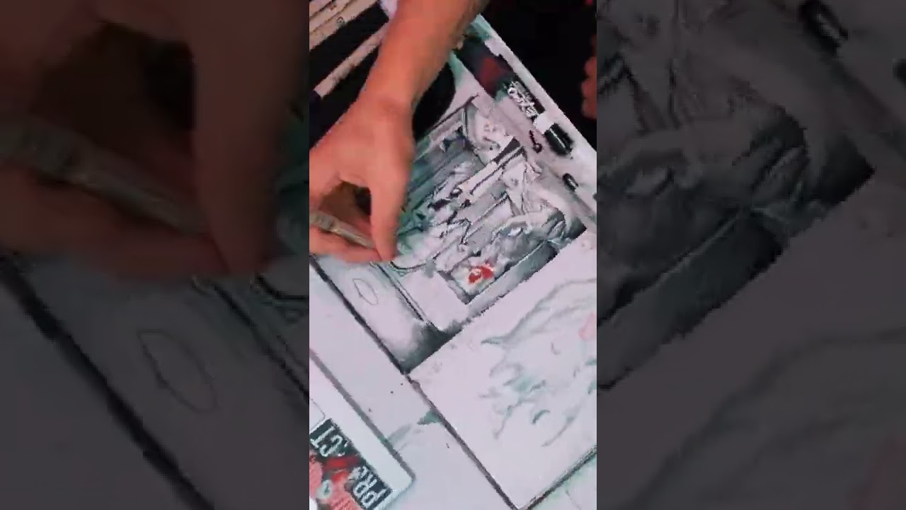 Childhood Trauma Piece | The iPad Kid Illustration #darkart #trauma #shorts #childhood