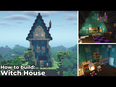ThisIsDoomGaming - How to Build a Witch House and Interior | Minecraft Tutorial