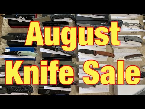 August Knife Sale    List and payment information below
