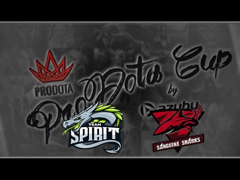 Spirit vs Sanguine Sharks Game 1 Live - Round 1 bo3 -ProDotA Cup Europe 16
