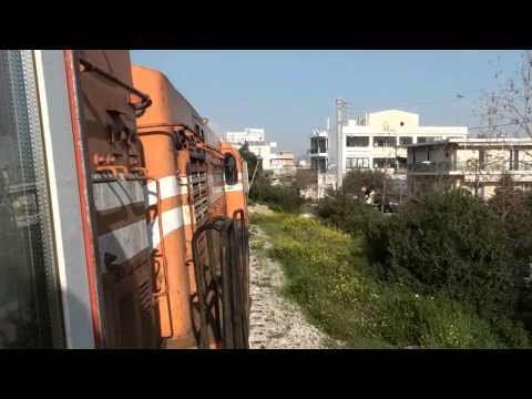 Cab-Ride Alco9105-9107 Passing to Eleysina Station
