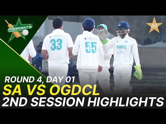 2nd Session Highlights | Sahir Asst vs OGDCL | President Trophy | Day 1 | KCCA Stadium | M2Y1K