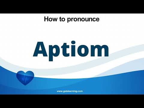 How to pronounce Aptiom in English Correctly