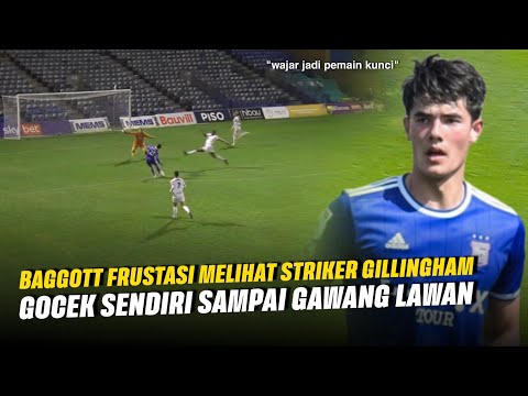 ELKAN BAGGOTT SAMPAI GREGETAN 😡 Nekat Jadi Striker, Lihat Lini Depan Gillingham Tumpul vs AFC Flyde
