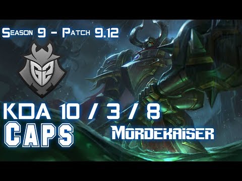 G2 Caps MORDEKAISER vs YASUO Mid - Patch 9.12 EUW Ranked