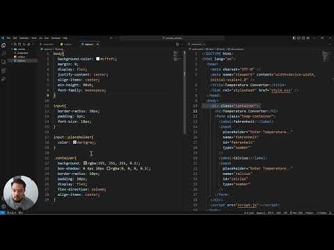 Javascript Tutorial For Beginners Temperature Converter Coding Series