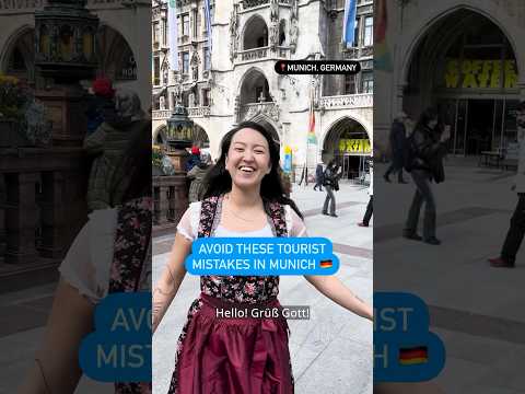 Avoid these tourist mistakes in Munich!
