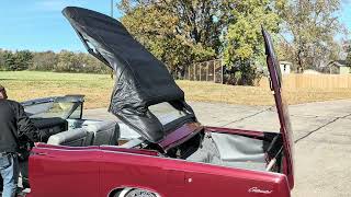 1967 Lincoln Continental Convertible Top Operation