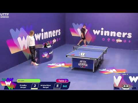 WINners CUP table 2  28.01 Priadko Sergei - Aristarkhov Sergei  15:30