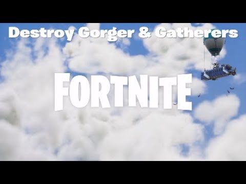 How to Complete & Destroy Fortnite Galactus Gorger* Gatherers Punchcard Challenges