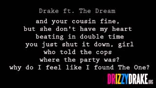 Drake ft. The Dream - Shut it down Lyrics [VIDEO]