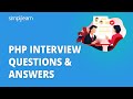 PHP Interview Questions & Answers | PHP Programming Interview Questions | PHP Tutorial | Simplilearn