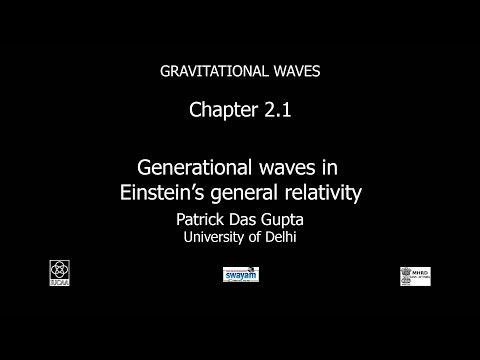 Chapter 2.1 Gravitational waves in Einstein's general relativity