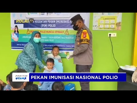 POLRES KUKAR LAUNCHING PEKAN IMUNISASI NASIONAL POLIO