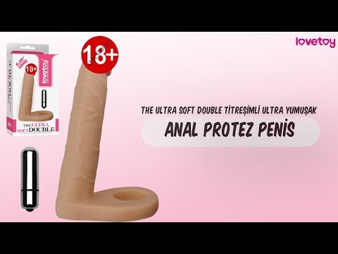 The Ultra Soft Double Titreşimli Ultra Yumuşak Anal Protez Penis Çift Yönlü İlişki