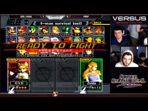 Versus Melee Weekly 1/31/16 - Losers R8- GXG|uuaa (Fox) vs Prof (Marth, Sheik)